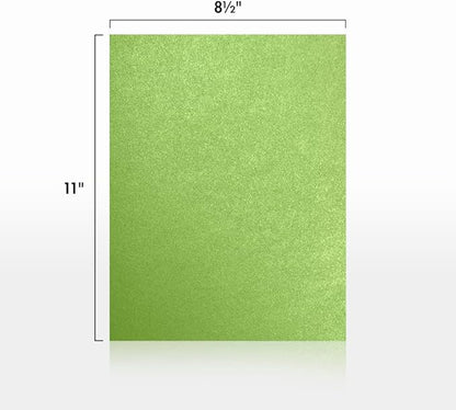 LUXPaper 8.5" x 11" Cardstock | Letter Size | Fairway Metallic | 105lb. Cover | - Image 2