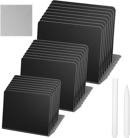 24 Pcs Mini Chalkboard Signs by Unknown