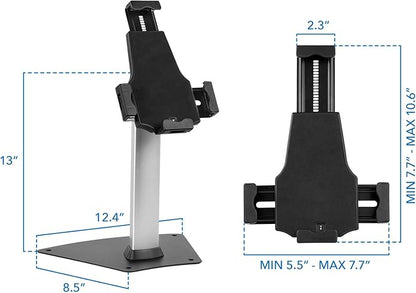 Mount-It! iPad Stand, Secure Universal Tablet Kiosk POS Locking Tablet - Image 6