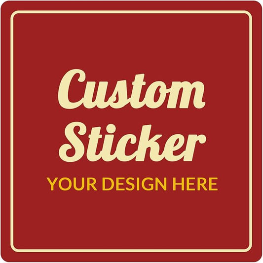 100-500 Pcs Custom Stickers Personalized Stickers Customized Labels by Bemumley