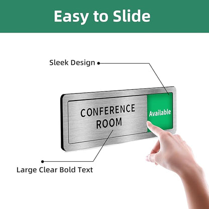 WeddingSteps Office Sign for Door Conference Room Sliding Door Signs In - Image 4