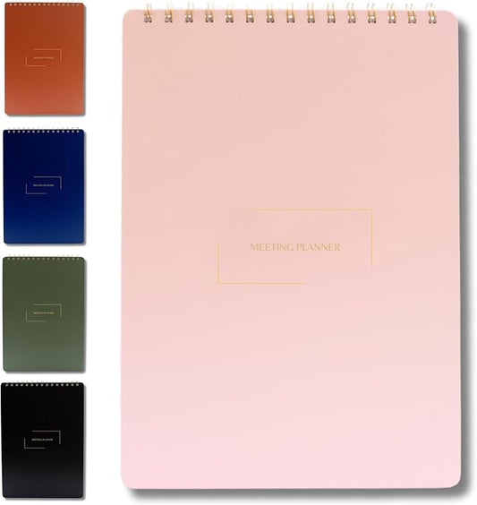 Merely Home | Meeting Notebook for Work | 8.25" x 11.75" | Project Planner | by MerelyHome