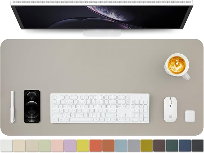 Leather Desk Mat by HOMIEAZICOZI