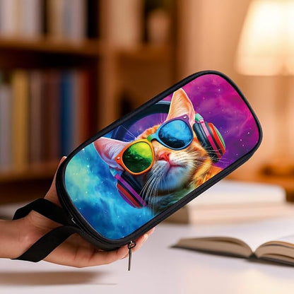 HiGaits Pencil Case for Boys, Durable Pen Box Cat - Image 6