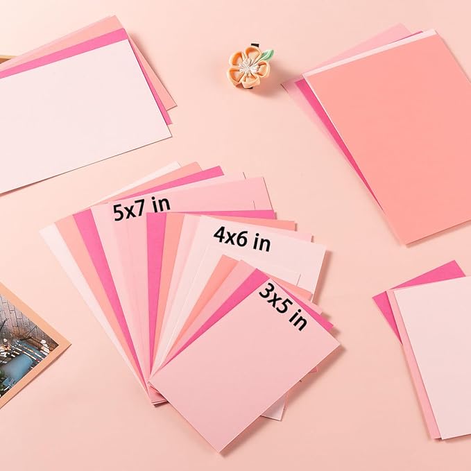 50 Sheets 4x6 Colored Cardstock Paper 5 Colors Blank Flash Cards, 250 GSM Heavy - Image 6