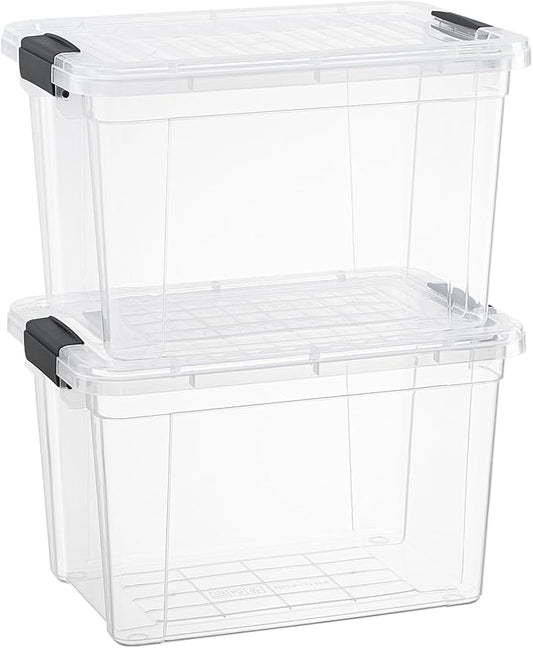 Superio Clear Storage Boxes by Superio