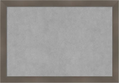 Amanti Art Grey Framed Magnetic Board 18x26 Medium Vision Board by AmantiArt