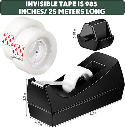 Yahenda 10 Pack Desktop Tape Dispenser Non Skid Base - Image 2