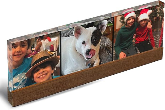 Artblox Personalized Office Desk Name Plate Custom Photo Prints On Acrylic Glass by Artblox