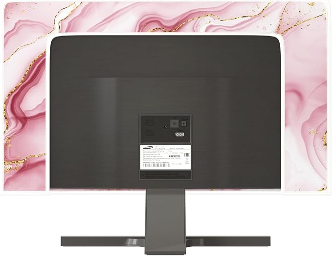 Baocicco Gold Pink Marble Waterproof TV Display Screen Cover 40, 43 Inch TV - Image 5