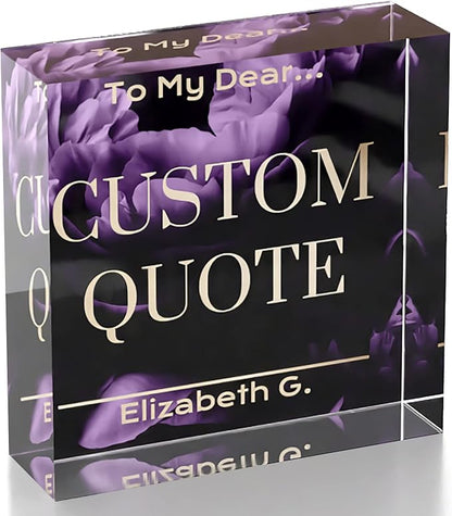 Custom Acrylic Sign Personalized, Custom Desk Name Plate, 18 Styles, - Image 9