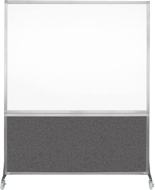 DivideWrite Mobile Whiteboard | Double Sided Dry Erase Board | Portable Office by VERSARE