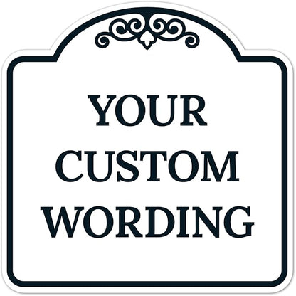 Custom Decorative Sign, Personalized Metal Sign by SigoSigns