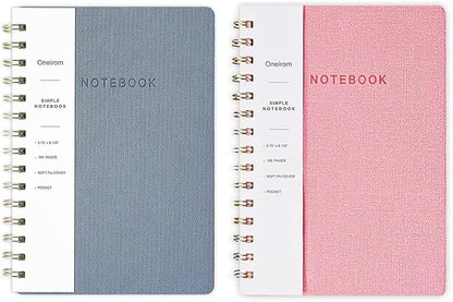 Spiral Notebook-5.75" x 8.125" College Ruled Journal by Oneirom