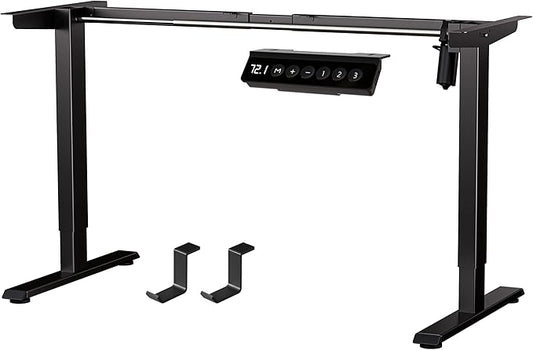 BIZUM Electric Standing Desk Frame, Height Adjustable Sit Stand Desk Base by Unknown