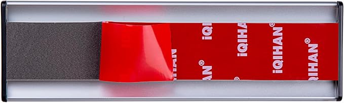 Set of 5 - Nameplate Holder for Wall Mount, 2.36'' x 8'' Curved Office Business - Image 7