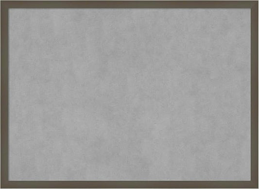 Amanti Art Grey Framed Magnetic Board 21x29 Medium Vision Board by AmantiArt