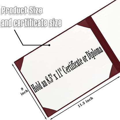 Happy Secret Diploma Cover 8.5"x 11" Diploma Holder Graduation Certificate - Image 2