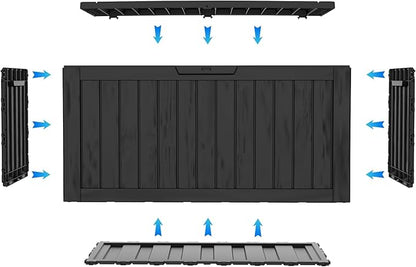 Yardgrace 90 Gallon Waterproof Outside Storage Box - Image 8