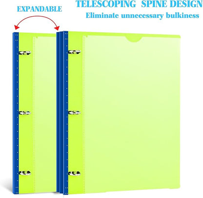 INFUN 1 Inch Telescoping 3 Ring Binder - Image 2