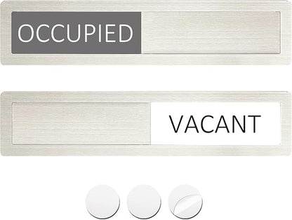 Vacant Occupied Privacy Sign, Vacant Occupied Door Sign by LoYinLo