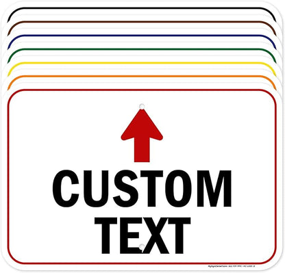 Custom Arrow Directional Sign by My Sign Center by MySignCenter