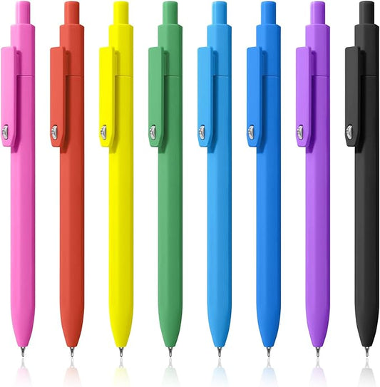 Piochoo Pens, 0.5mm Black Ink Gel Pens, Quick Dry No Smudge, Smooth Writing by Piochoo