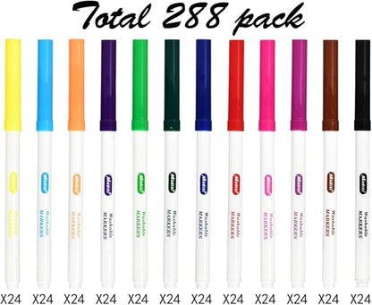 Madisi Washable Markers, Super Tips Markers, Classroom Bulk Pack - Image 2