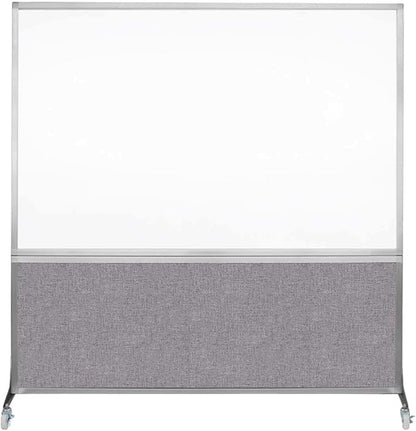 DivideWrite Mobile Whiteboard | Double Sided Dry Erase Board | Portable Office by VERSARE