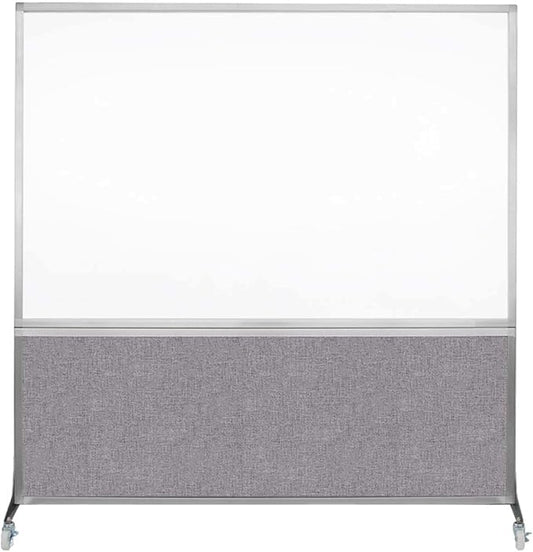 DivideWrite Mobile Whiteboard | Double Sided Dry Erase Board | Portable Office by VERSARE
