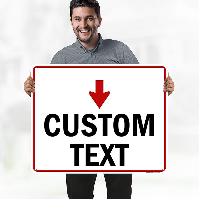 Custom Arrow, Custom Directional Sign, Down Arrow, 24x30 Inches, 55 mil thick - Image 2