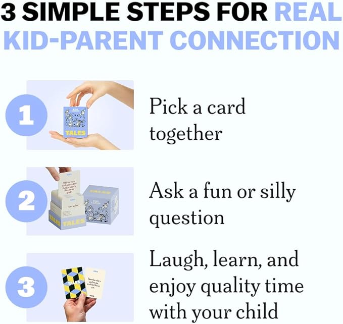 TALES Conversation Cards, Kids Edition 150 Count, Fun Family Games - Image 6