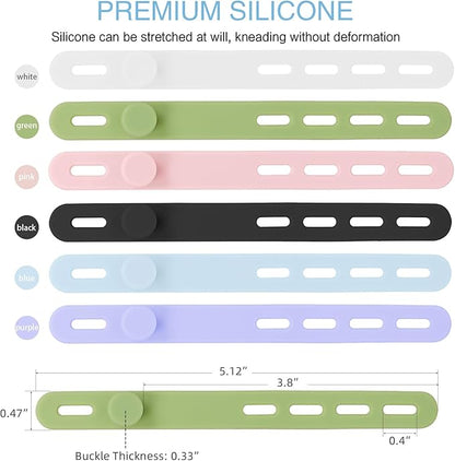 Donruby 24Pcs Silicone Cable Ties - Image 2