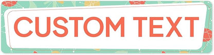Custom Sign, Custom Street Sign, 11 Font Colors, 13 Font Styles, 4 Hole Options by MySignCenter