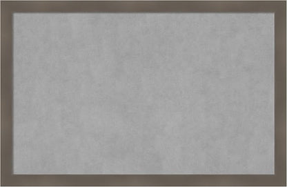 Amanti Art Grey Framed Magnetic Board 22x34 Large Vision Board by AmantiArt
