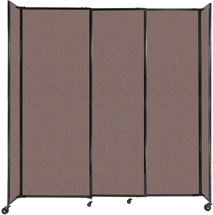Versare Straightwall Sliding Portable Wall Partition | Freestanding Office by VERSARE