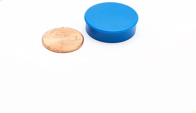 Bullseye Office 24 Round Green Fridge Magnets, Button Shaped, Small Colorful - Image 6