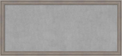 Amanti Art Grey Framed Magnetic Board 23x51 Oversize Vision Board by AmantiArt