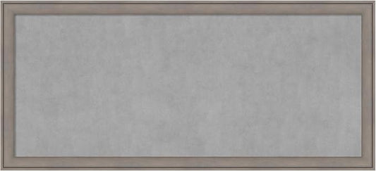 Amanti Art Grey Framed Magnetic Board 23x51 Oversize Vision Board by AmantiArt