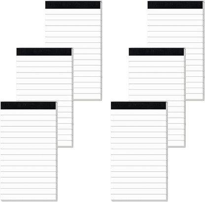 6 Pcs Note Pads Refills 3 x 5 inches Memo Small Notebook Writing Pads by Nichela