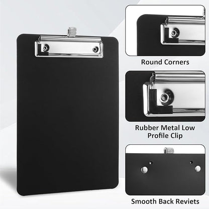 WOPPLXY 20 Pack Mini Clipboards, 6 x 9 Inch Small Clipboards Pocket Clipboard - Image 3