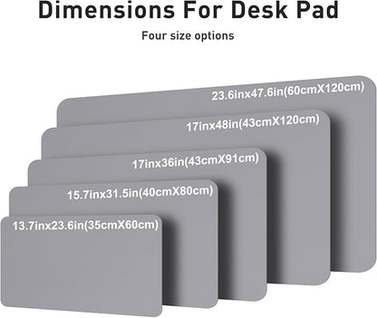 Aothia Faux Leather Desk Mat – Large Mouse Pad, Non-Slip PU Leather Blotter - Image 5