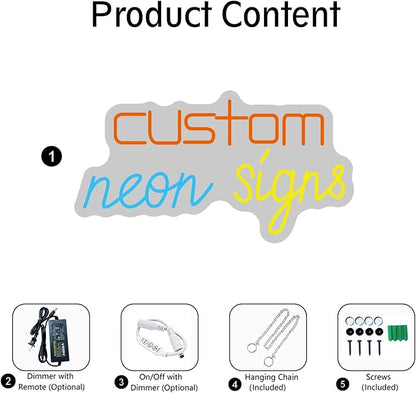 Custom Neon Signs, Neon Sign Customizable - Image 5
