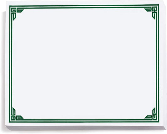 PaperDirect Green on White Classic Specialty Certificates, 8½ x11, Foil Accents by PaperDirect