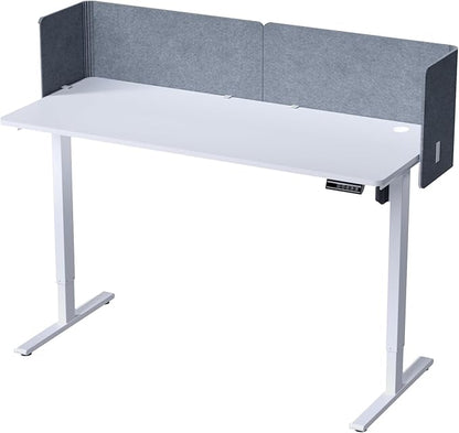 ERGO COLLECT Desk Privacy Panel, 2-in-1 Adjustable Acoustic Desktop Partition by ERGOCOLLECT