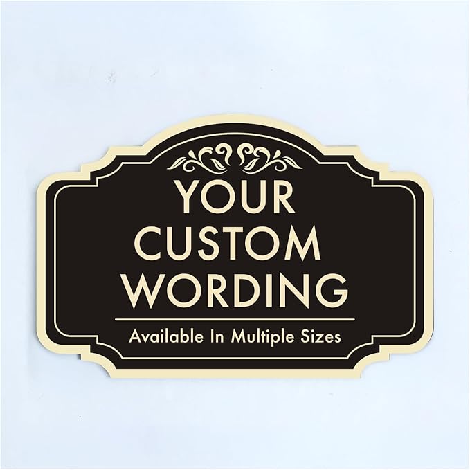 Custom Decorative Metal Signs, Personalized Aluminum, Custom Driveway, by SpeedyOrders