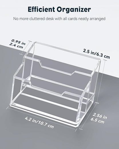 Uniclife Acrylic Business Card Holder - Image 2