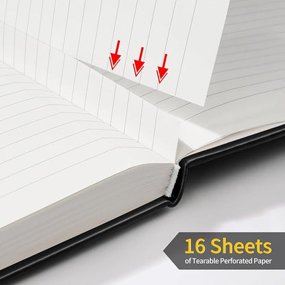 Annecy Lined Journal Notebook, Hardcover Leather Journal - Image 4