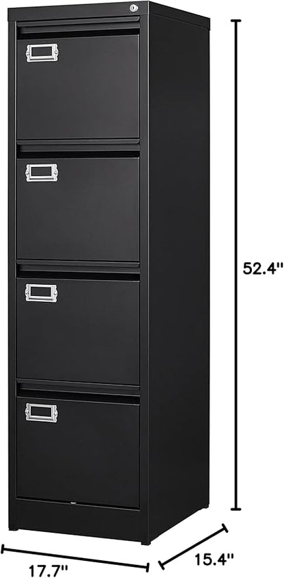 BYNSOE 4 Drawer File Cabinet - Image 3