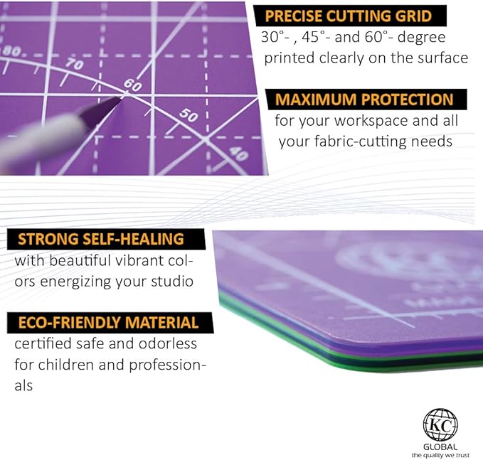 KC GLOBAL A2 Professional Grade Self-Healing Cutting Mat - Image 2